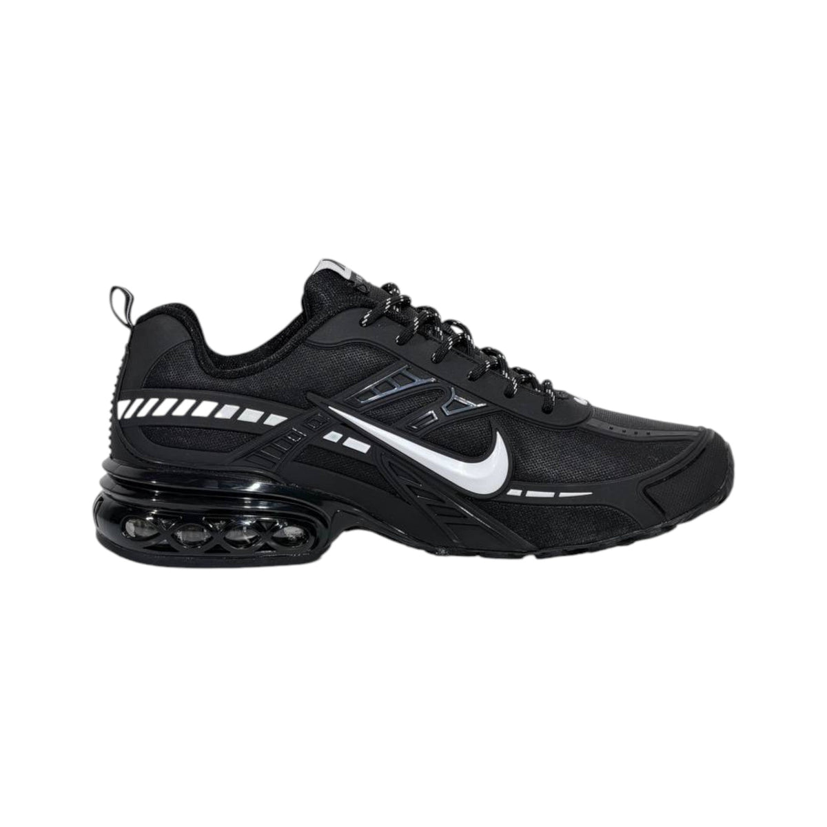⚡🖤 Nike Air Shox Black Silver Sneakers – Retro Streetwear Performance Shoes 👟🔥