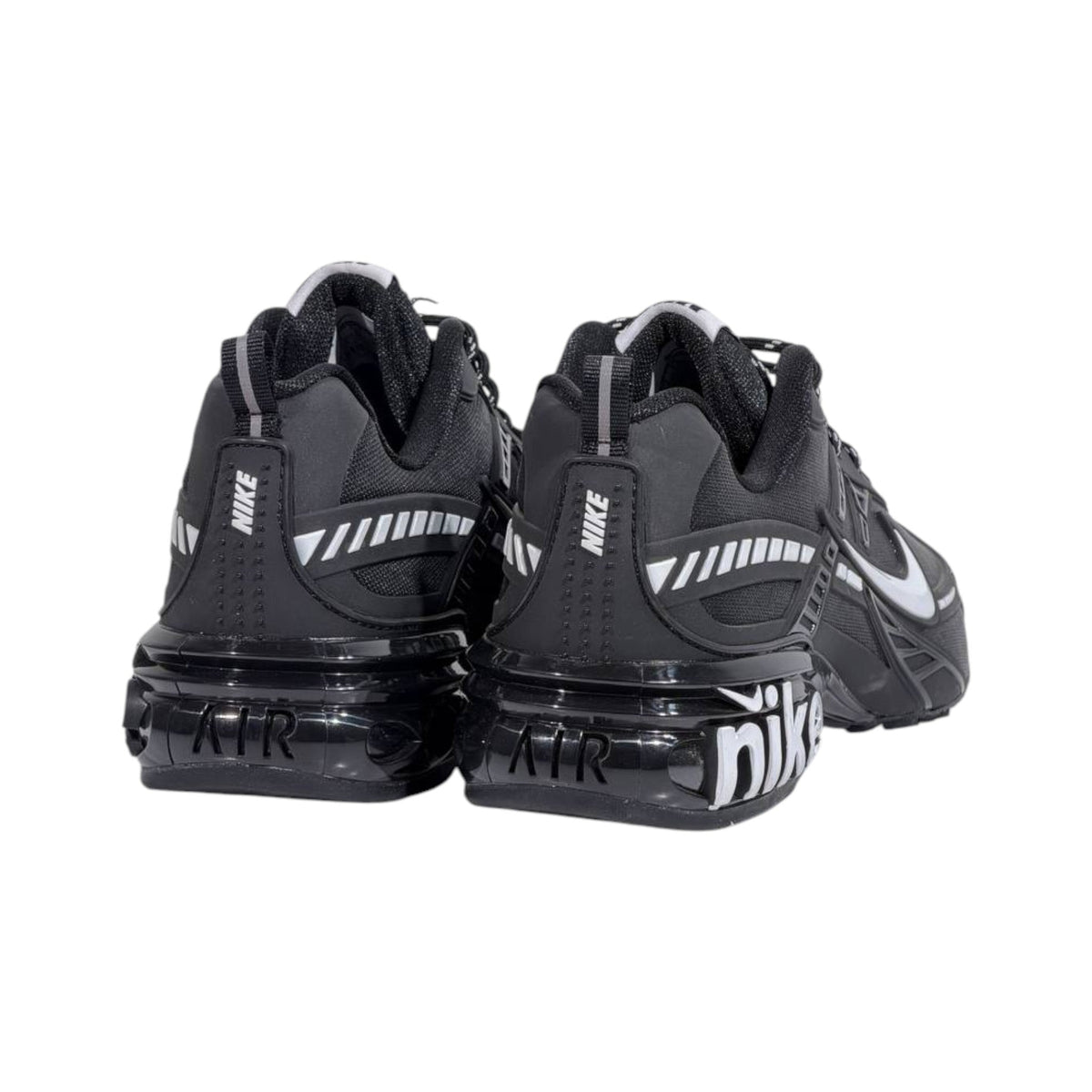 ⚡🖤 Nike Air Shox Black Silver Sneakers – Retro Streetwear Performance Shoes 👟🔥
