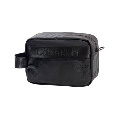 Calvin Klein Monogram Travel Pouch – All Black Edition 🖤🔥