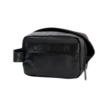 Calvin Klein Monogram Travel Pouch – All Black Edition 🖤🔥