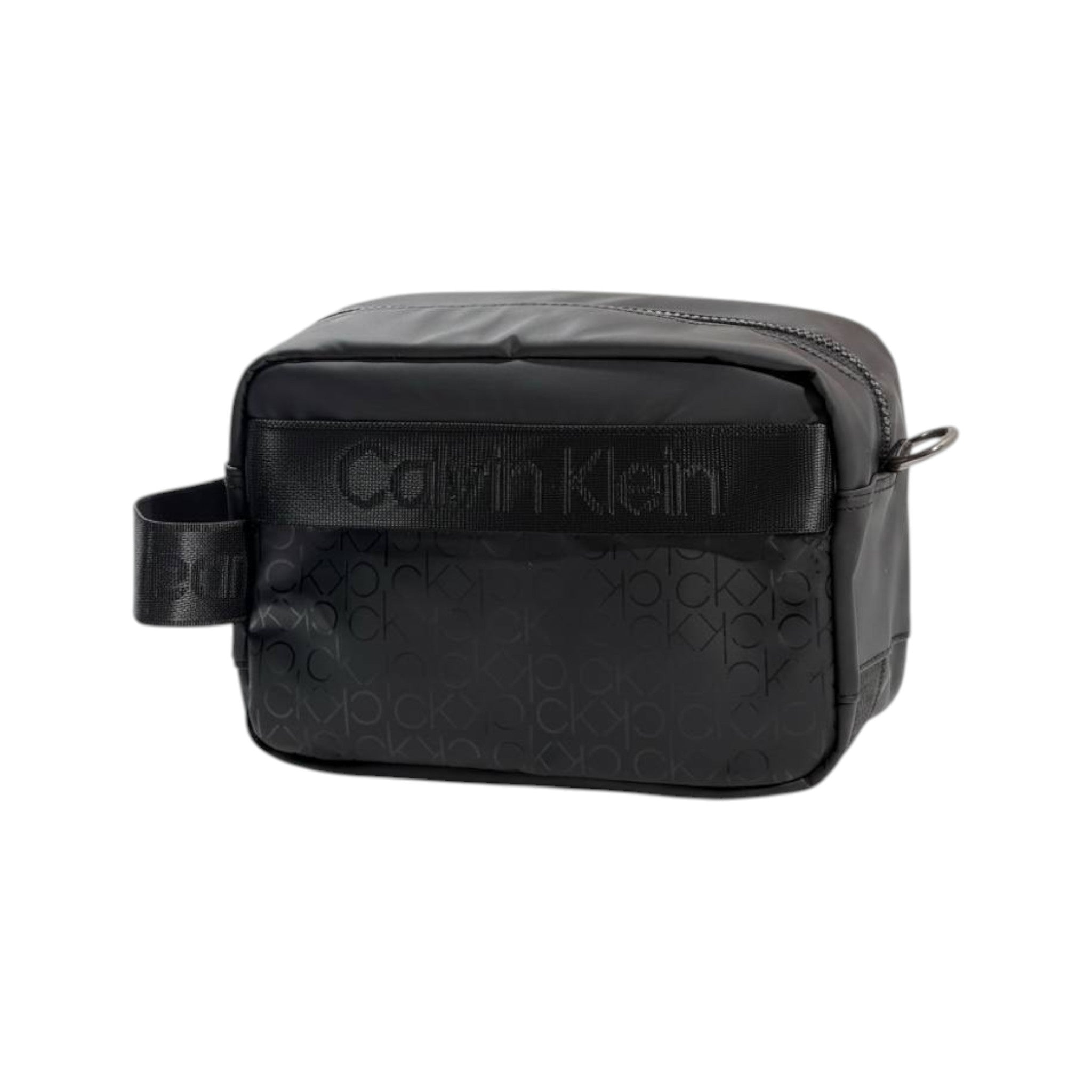 Calvin Klein Monogram Travel Pouch – All Black Edition 🖤🔥