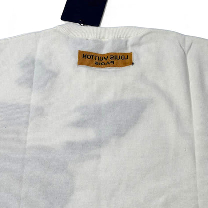🎨 Louis Vuitton Cartoon Patch Tee – Playful Luxury in Motion 💥