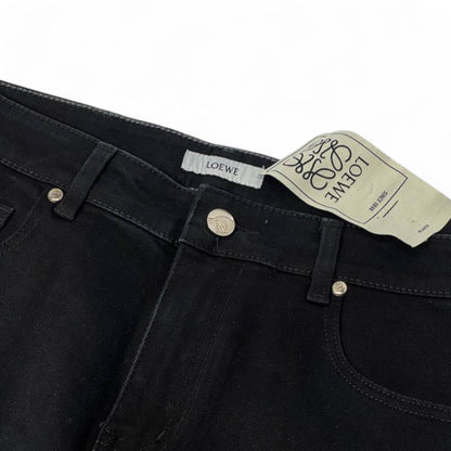LOEWE Black Slim Denim Jeans – Sculpted Elegance in Motion