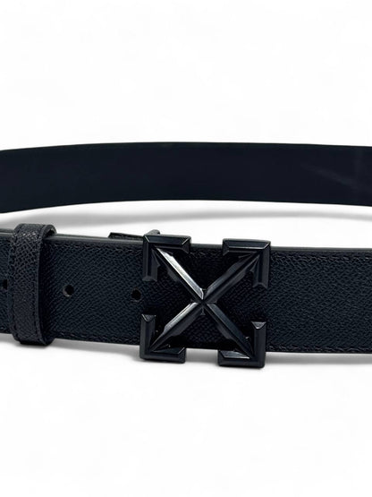Off-White™ All Black Arrow Belt ⚫ (125 cm) | Minimal Street-Luxury Edition