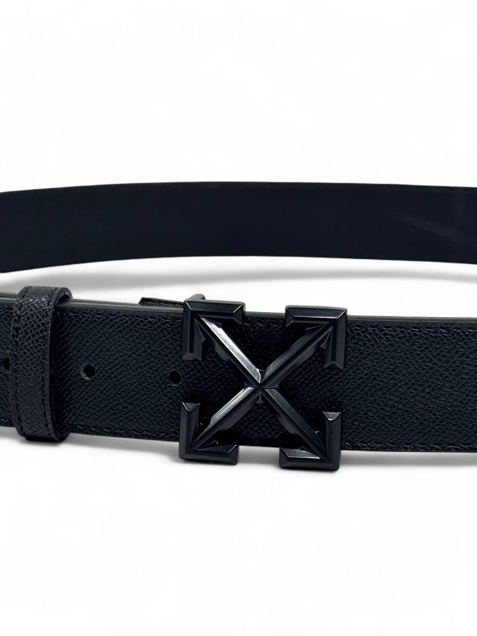 Off-White™ All Black Arrow Belt ⚫ (125 cm) | Minimal Street-Luxury Edition