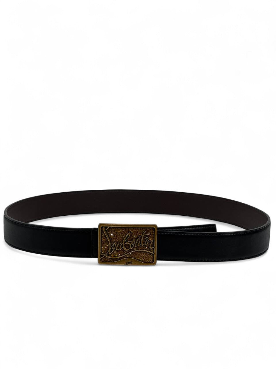 Christian Louboutin™ Golden Signature Belt ✨ (130 cm | Bronze Edition)