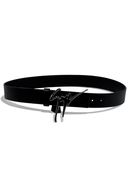 🖤 Giuseppe Zanotti Signature Belt – Matte Black (115 cm) 🖤