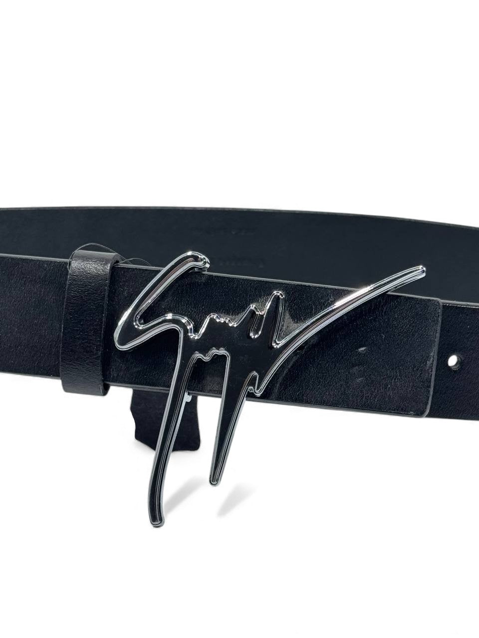 🖤 Giuseppe Zanotti Signature Belt – Matte Black (115 cm) 🖤