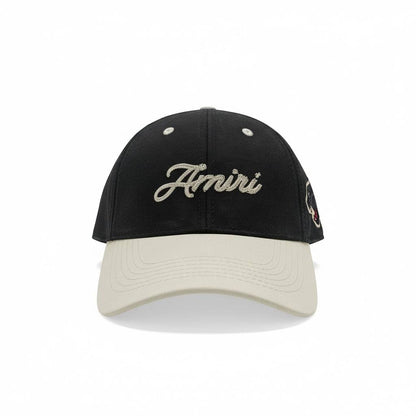 AMIRI Script Logo Two-Tone Cap 🖤🤍✨