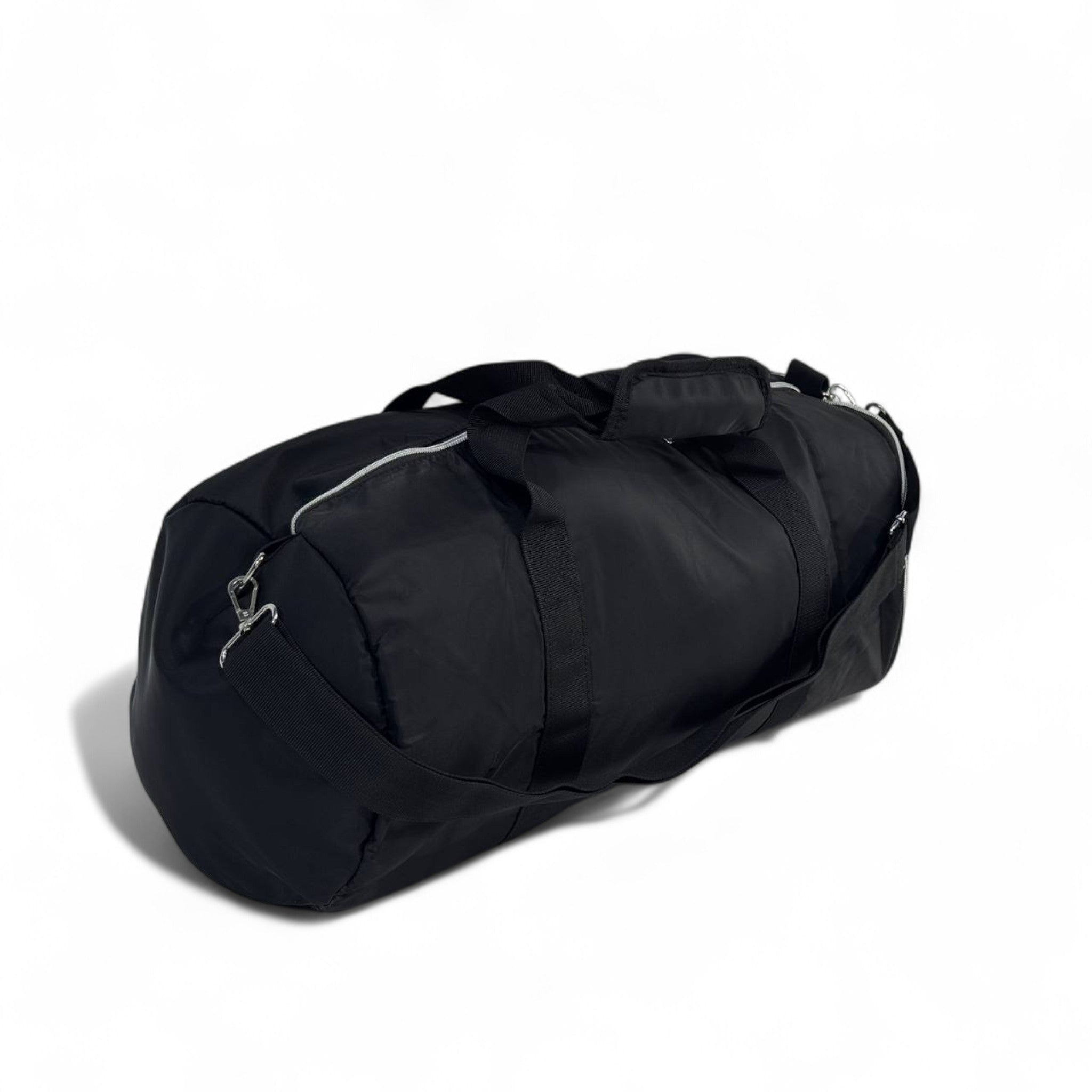 Tommy Hilfiger Black Duffel Bag – Classic Stripe Logo 🧳🔥