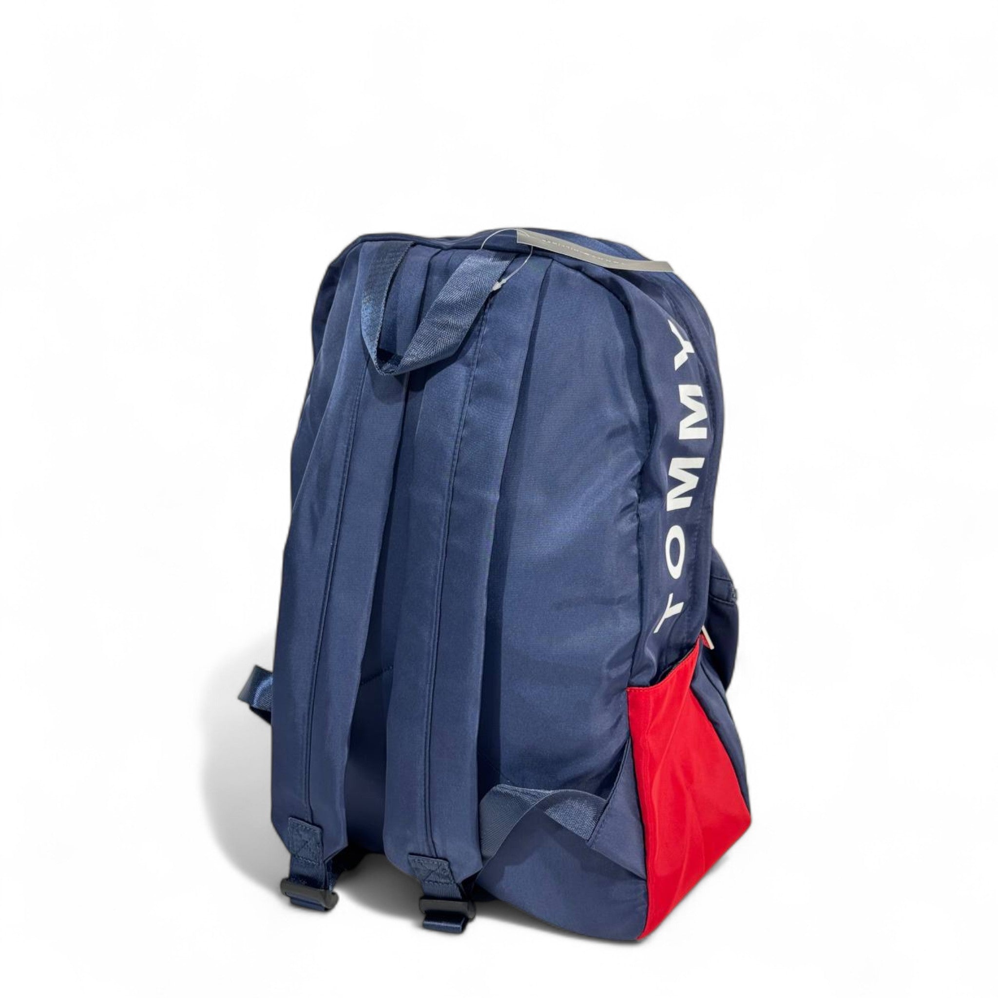 Tommy Hilfiger Classic Navy Backpack – Red & White Stripe 🎒🇺🇸