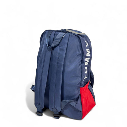 Tommy Hilfiger Classic Navy Backpack – Red & White Stripe 🎒🇺🇸