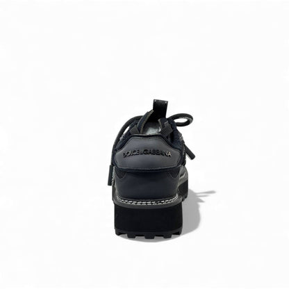 Dolce & Gabbana NS1 Trek Sneakers – Rugged Luxury in All Black ⚡