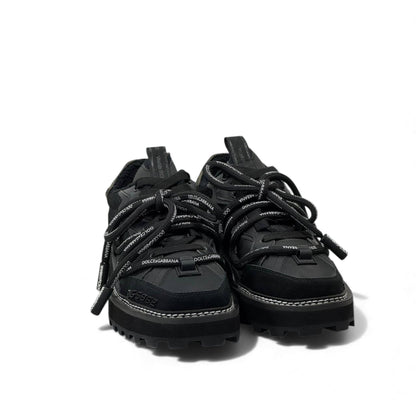 Dolce & Gabbana NS1 Trek Sneakers – Rugged Luxury in All Black ⚡
