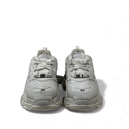 Balenciaga Triple S – White Monolith Edition 👟