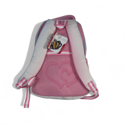🎒 Momolly Kiss Me Glitter Backpack – Pastel Pink Ombre 💋✨
