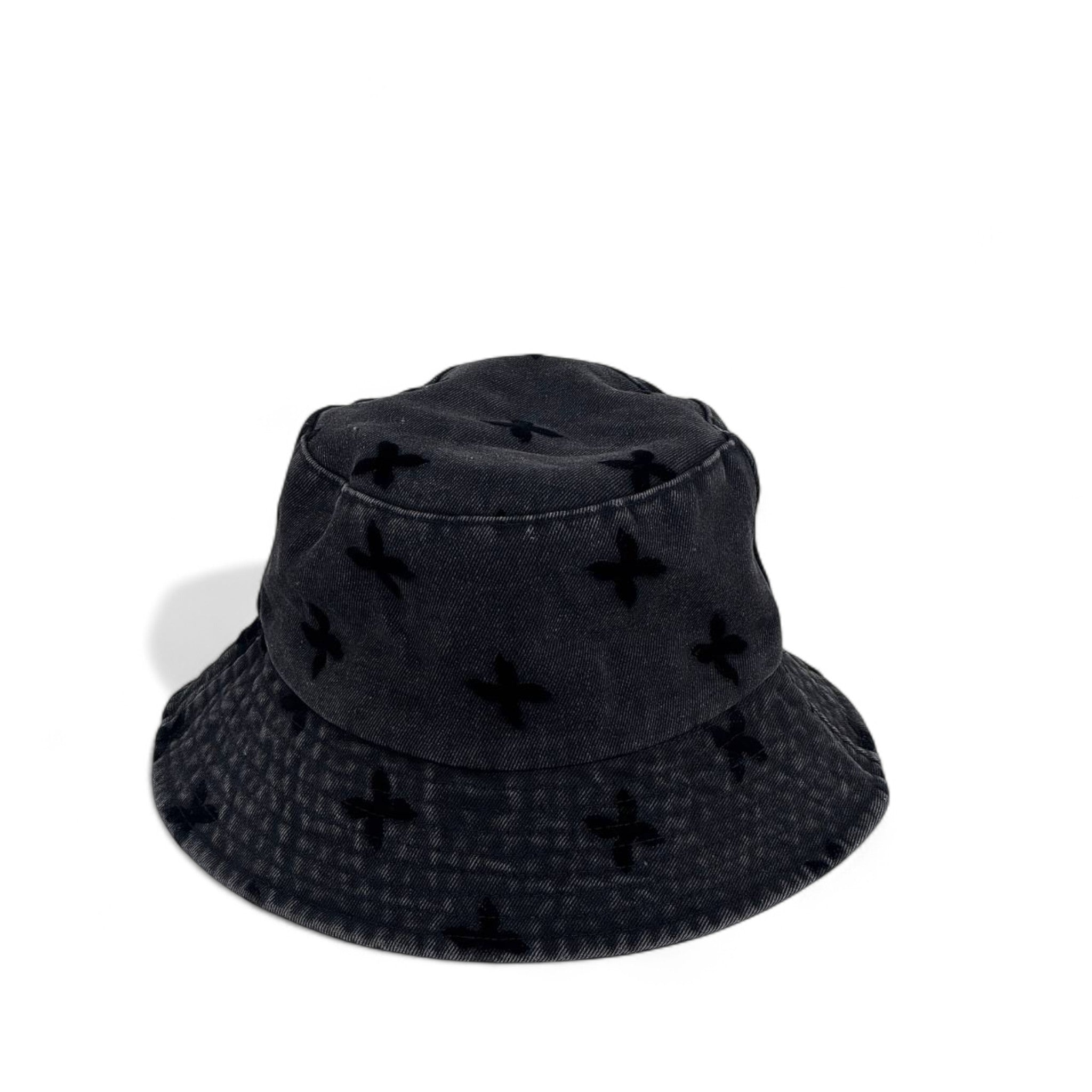 🖤 Chrome Hearts Black Cross Bucket Hat – Luxury Streetwear