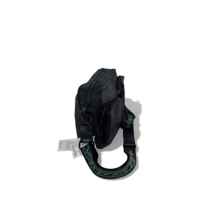 🖤 Lacoste Black Crossbody Bag with Green Logo – Unisex Sporty Style