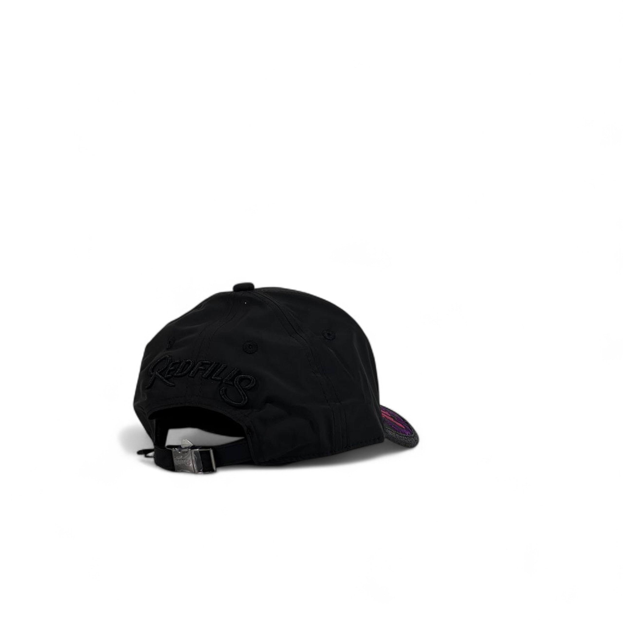 Redfills Paris Neon Drip Embroidered Cap 🧢✨ – Black with Color Splash