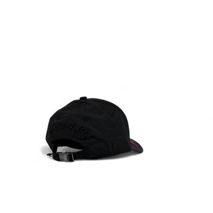Redfills Paris Neon Drip Embroidered Cap 🧢✨ – Black with Color Splash