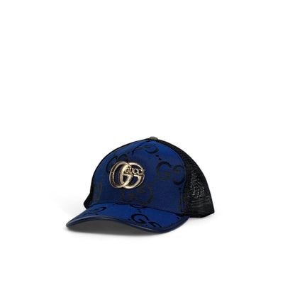 Gucci Blue Monogram Trucker Cap 💙 | Luxury Mesh Streetwear