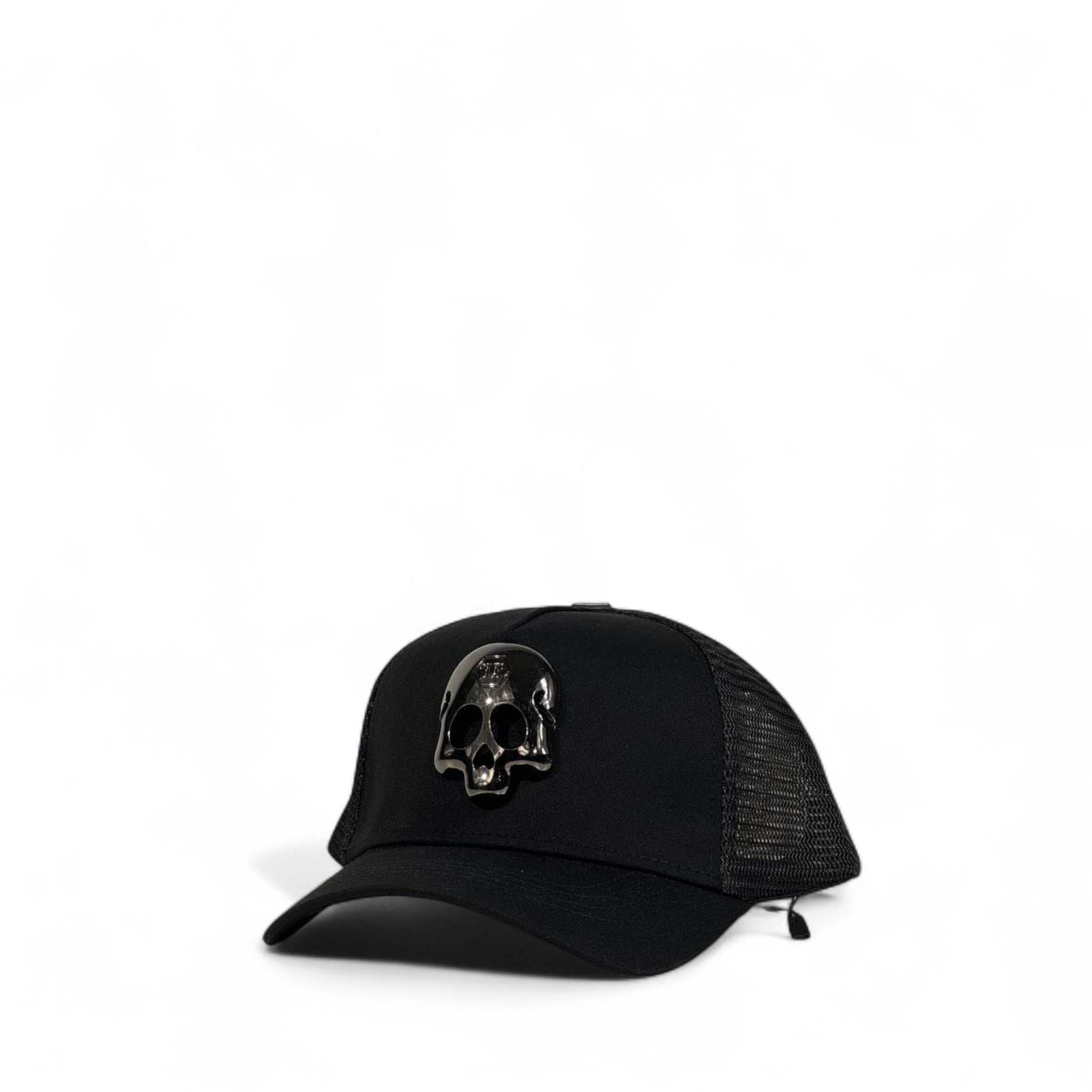 Philipp Plein Style Black Skull Trucker Cap 🖤💀 | Luxury Streetwear