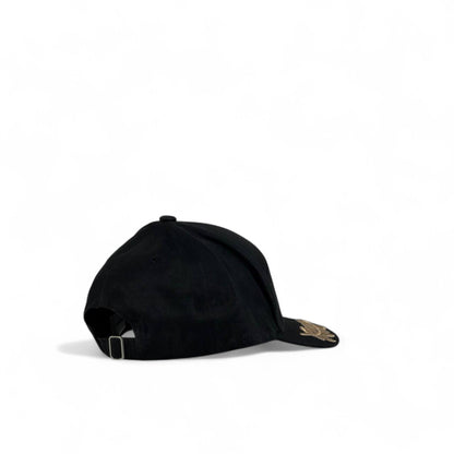 Casablanca Style Black Embroidered Racing Cap 🏁 | Luxury Streetwear