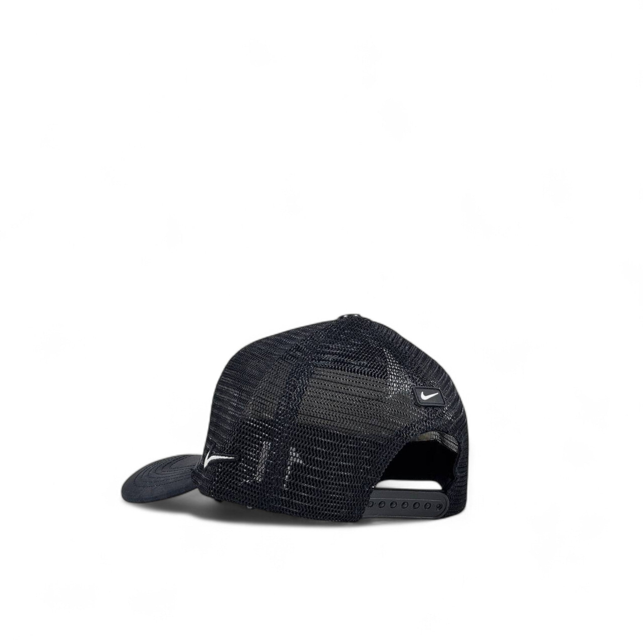 Nike Style Black Mesh Trucker Cap 🖤 | Sporty Streetwear Essential