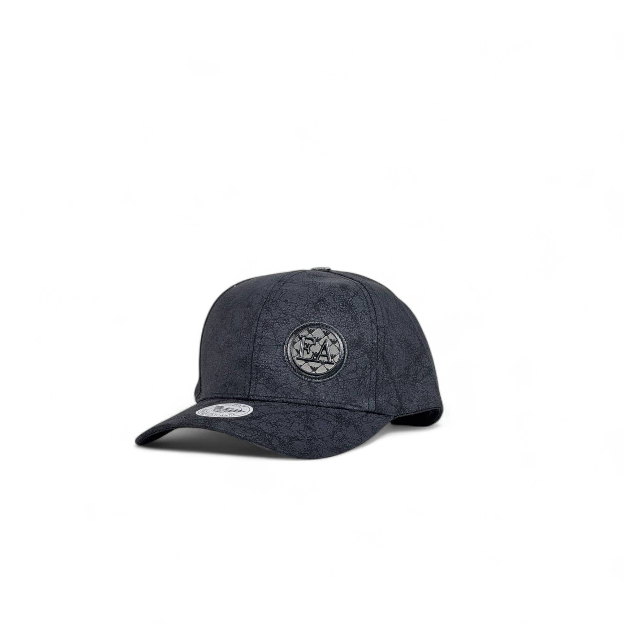 EA7 armani Style Black Textured Baseball Cap 🖤 | Luxury Streetwear