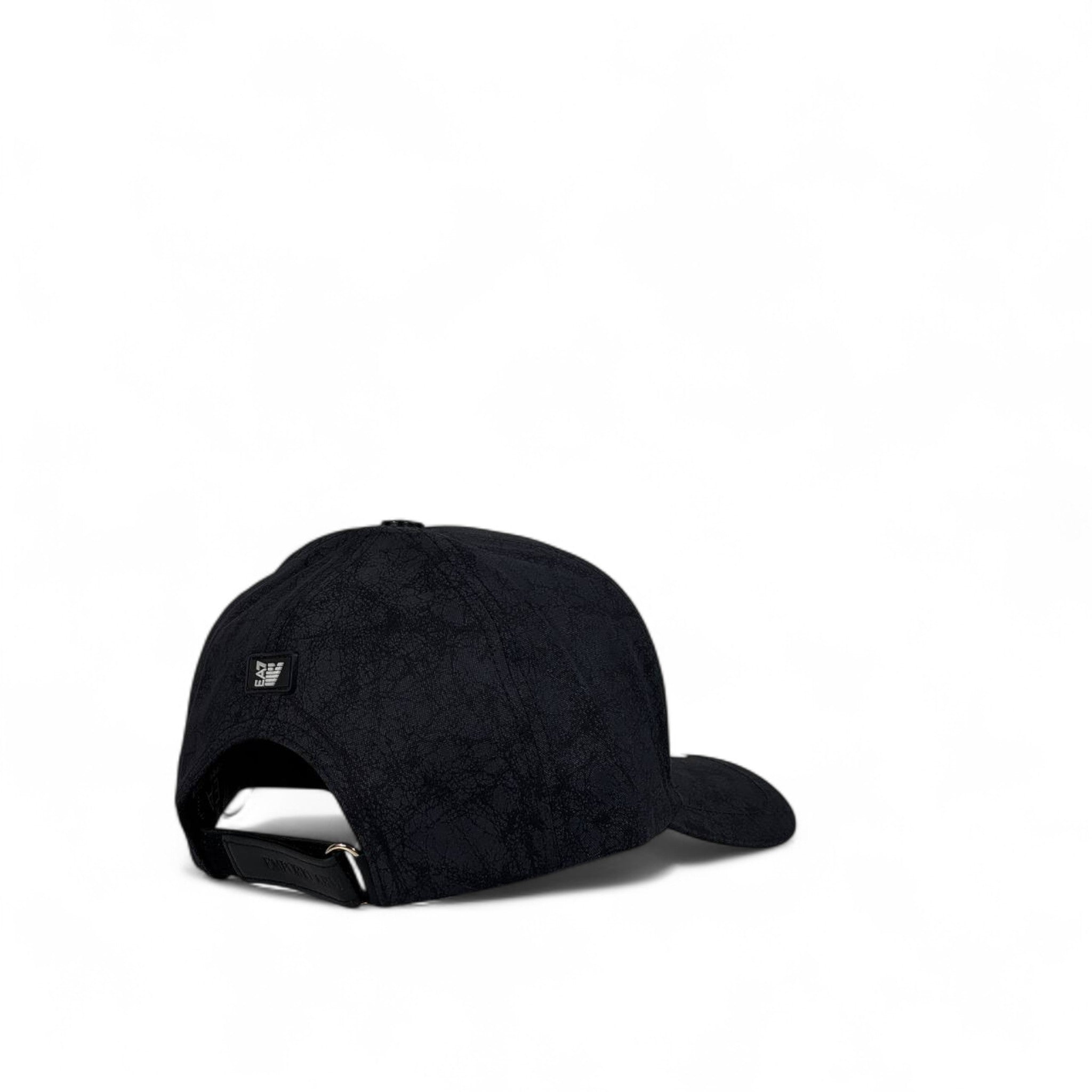 EA7 armani Style Black Textured Baseball Cap 🖤 | Luxury Streetwear