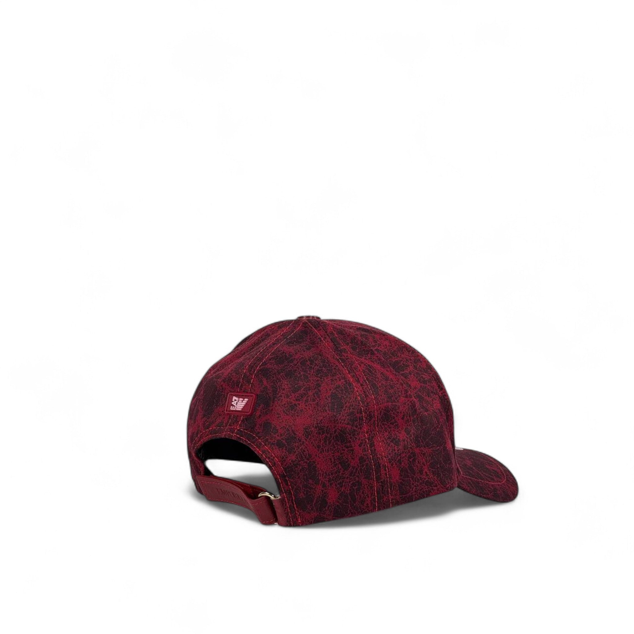 EA7 armani Style Red Textured Baseball Cap ❤️ | Luxury Streetwear