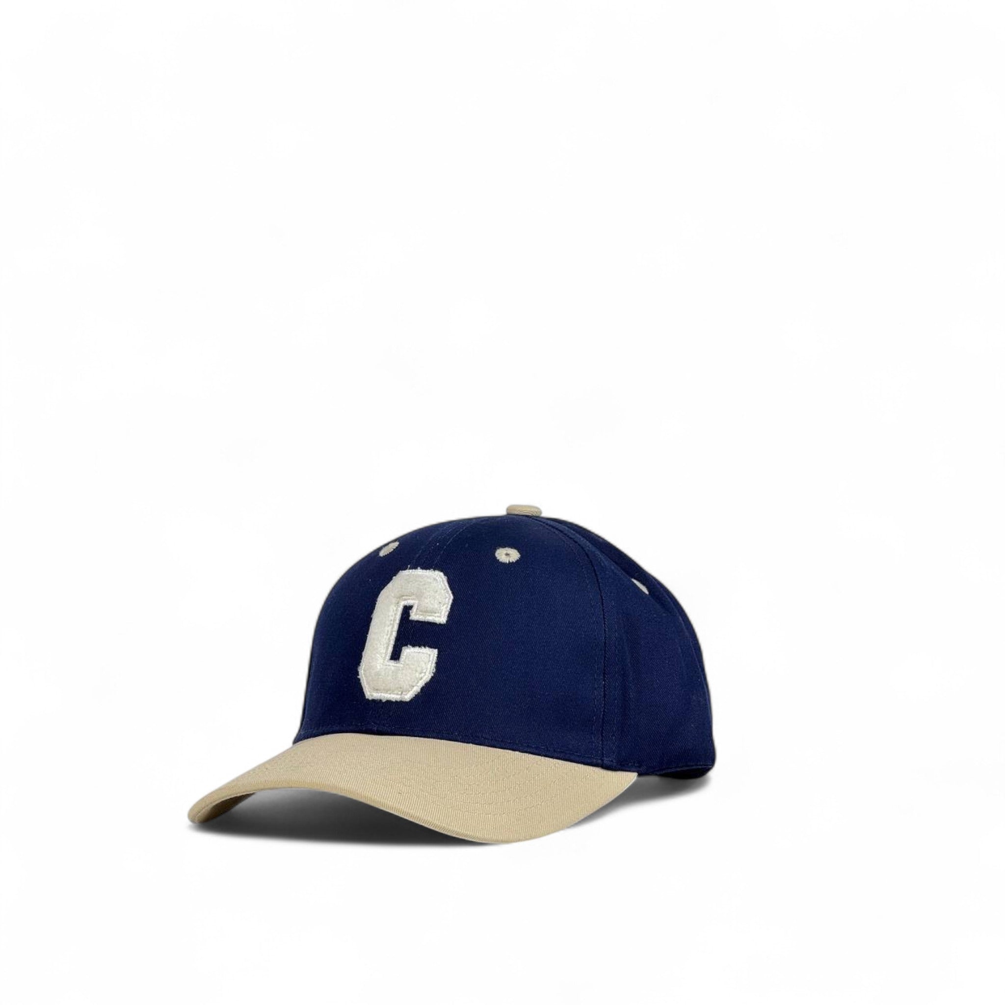 Celine Style Navy & Beige Varsity Cap 🔵🤍 | Luxury Streetwear