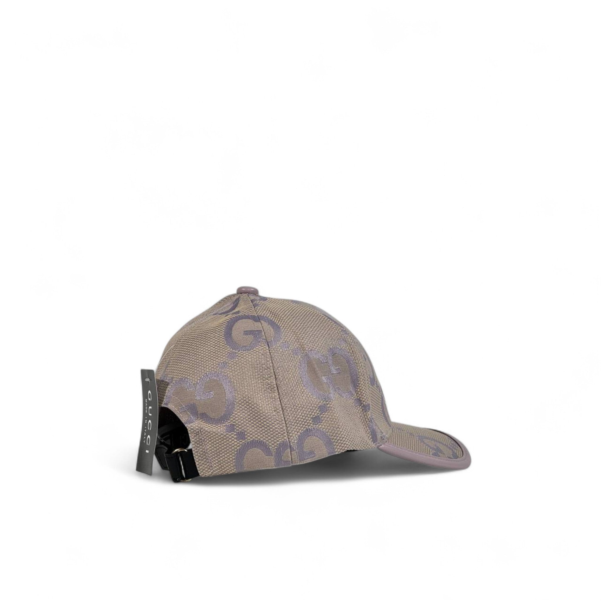 Gucci Style Beige & Pink Monogram Baseball Cap 🩷 | Luxury Streetwear