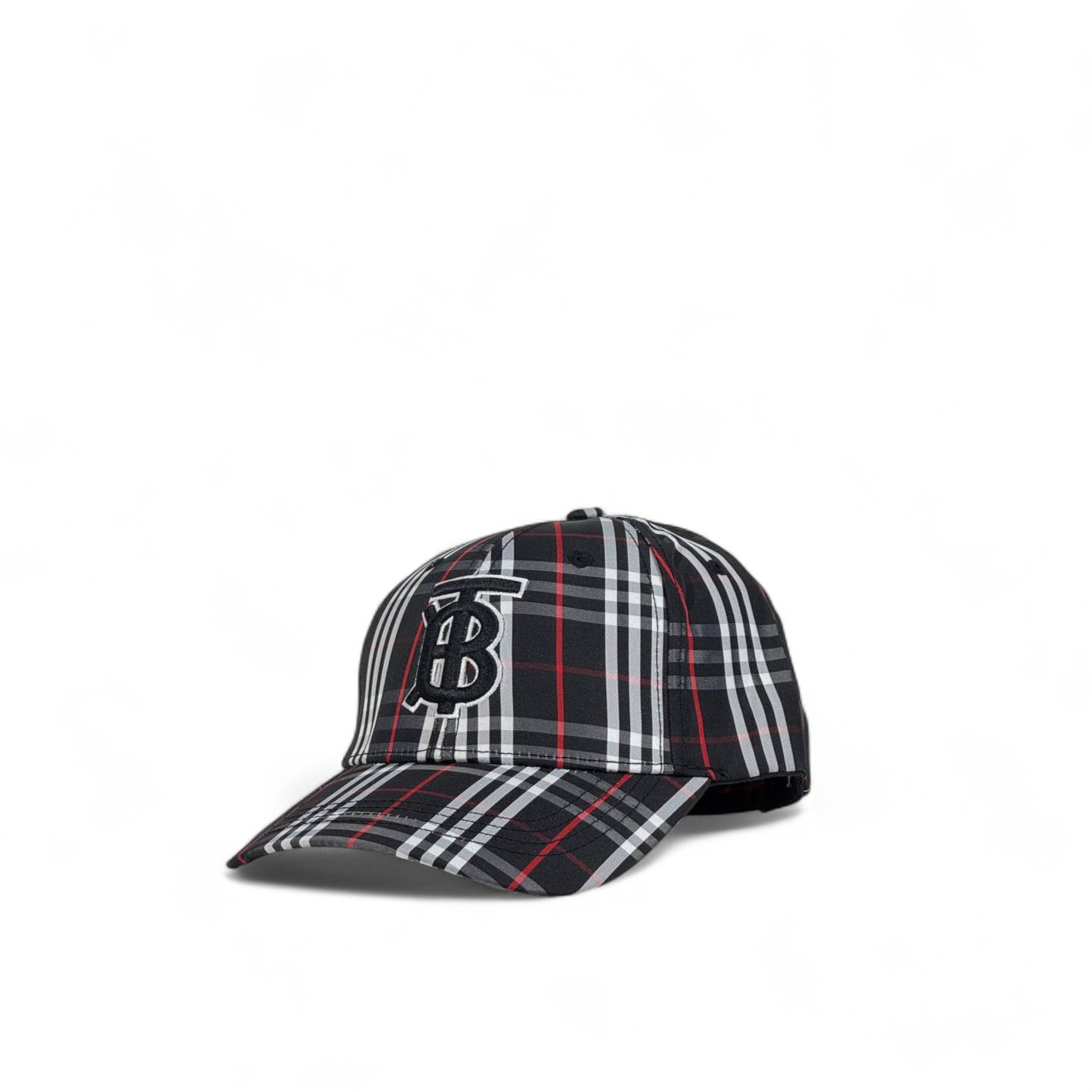 Burberry Style Black & Red Check Baseball Cap 🖤❤️ | Luxury Streetwear