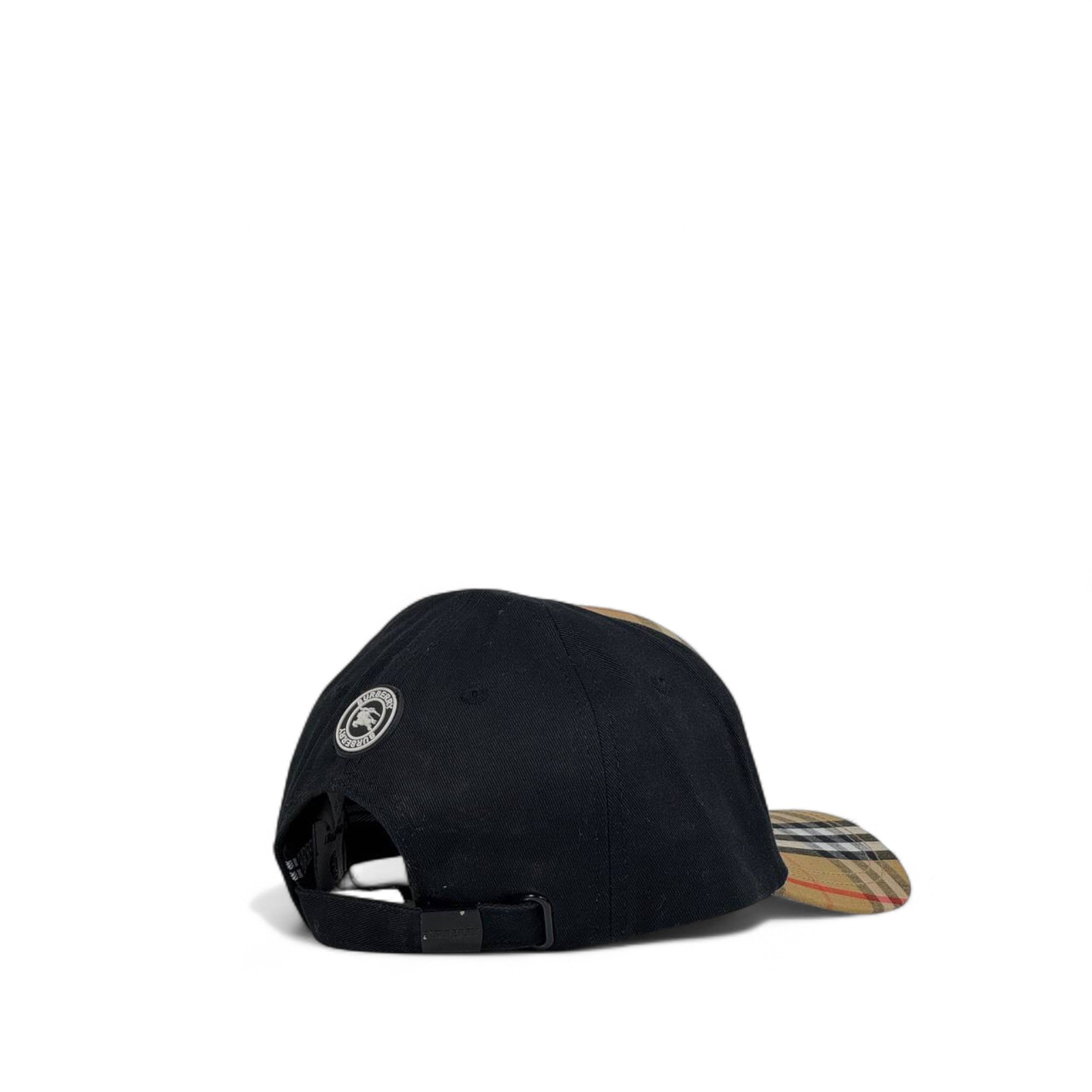 Burberry Vintage Check Patchwork Style Cap 🟤 | Designer Plaid Baseball Hat