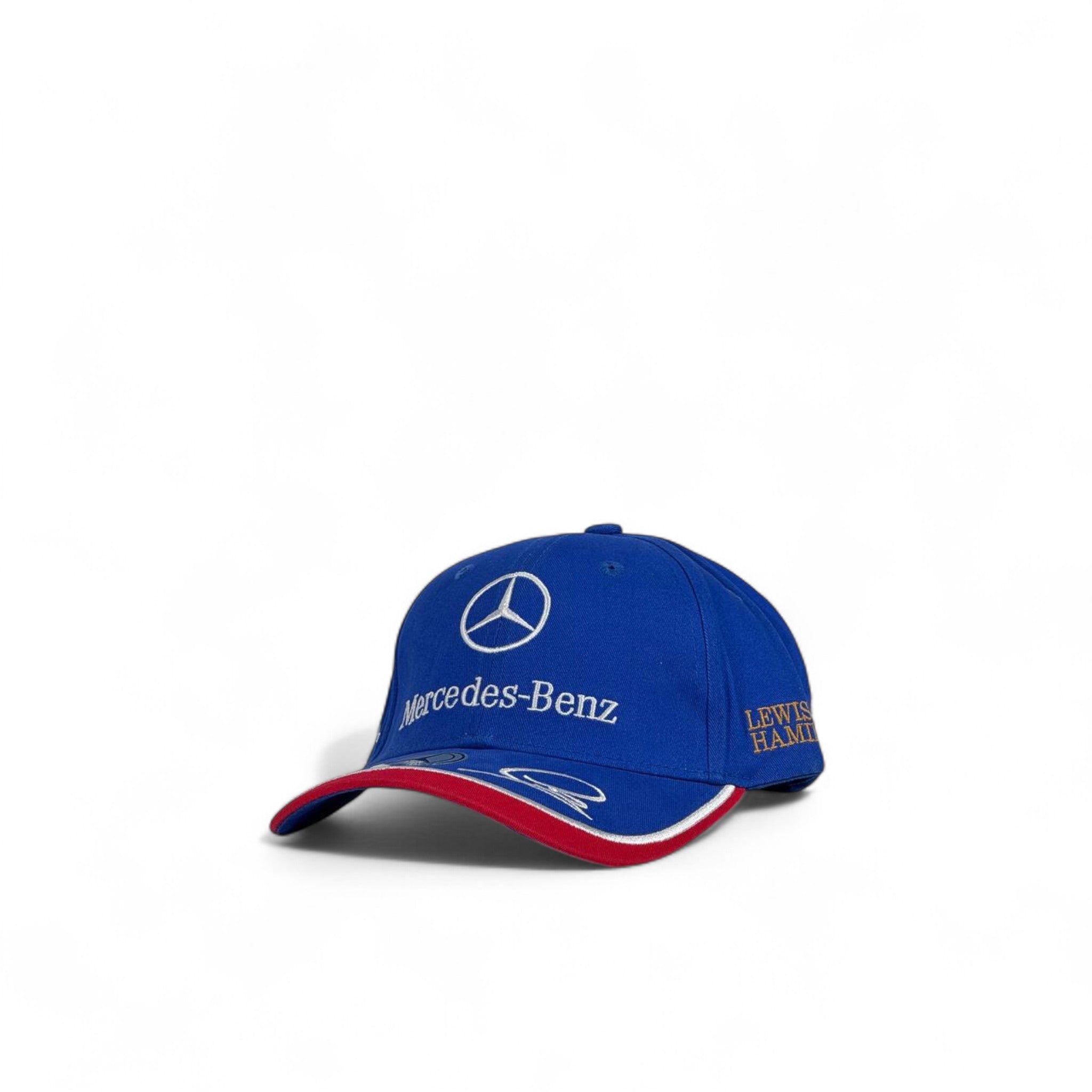 Mercedes-Benz Lewis Hamilton Cap 🔵 | Blue Racing F1 Adjustable Hat