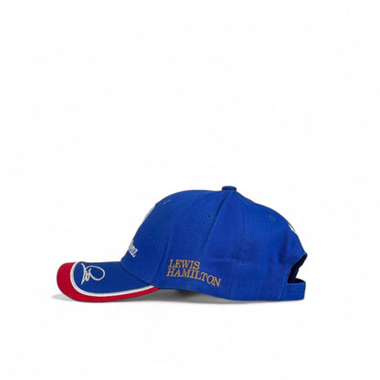 Mercedes-Benz Lewis Hamilton Cap 🔵 | Blue Racing F1 Adjustable Hat