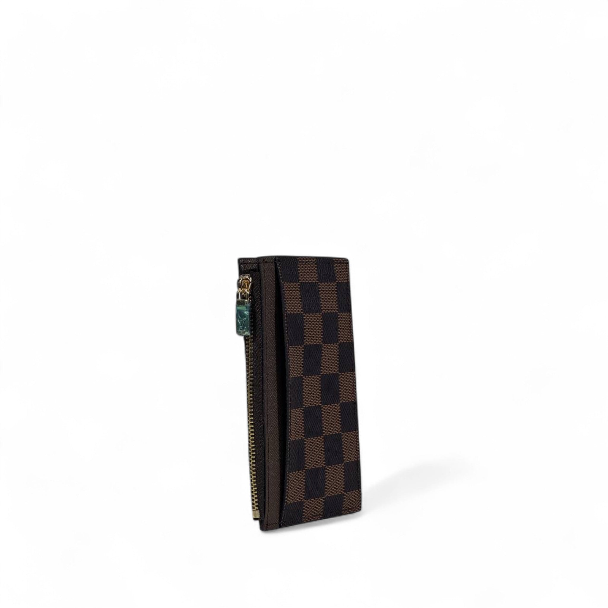 👜 Louis Vuitton Damier Ebene Slim Card Holder with Zip – Luxury Everyday Essential