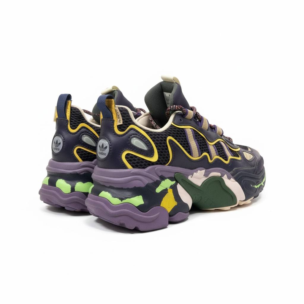 Adidas Ozweego Navy Green Chunky Sneakers 👟💚💙 | Bold Retro Street Energy 🔥⚡