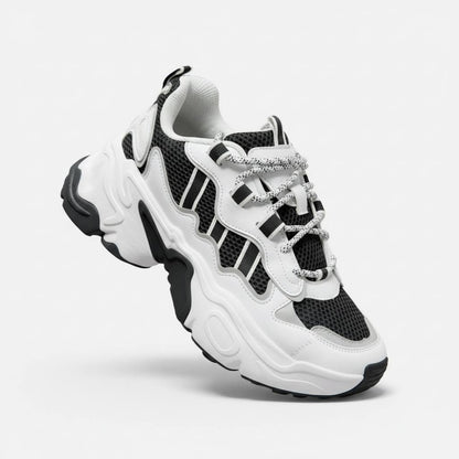 Adidas Chunky Black & White Sneakers 👟🖤 | Bold Everyday Street Style