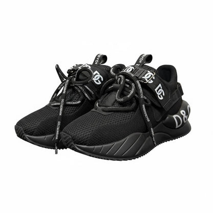 Dolce & Gabbana Black Logo Sneakers 🖤🔥 | Luxury Streetwear Statement 👟✨