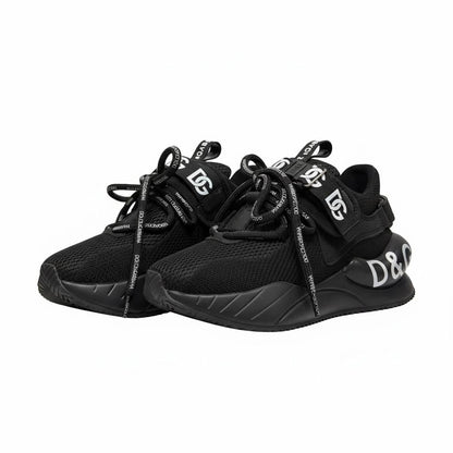Dolce & Gabbana Black Logo Sneakers 🖤🔥 | Luxury Streetwear Statement 👟✨