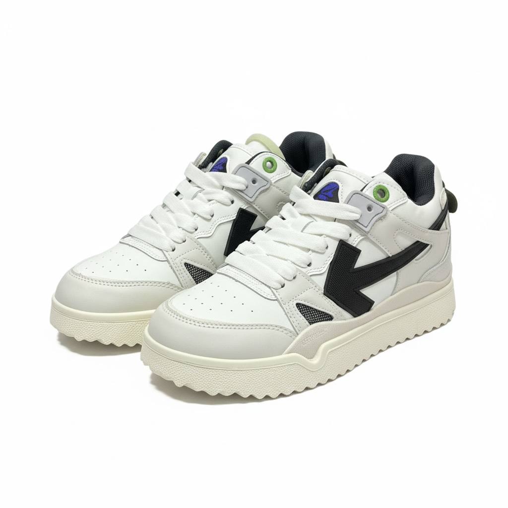 Off-White™ White & Black Low Sneakers 🤍🖤👟 | Iconic Street Luxury 🔥✨