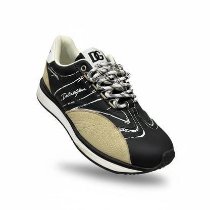 Dolce & Gabbana Black Graphic Sneakers 🖤✍️🔥 | Luxury Artistic Streetwear 👟✨