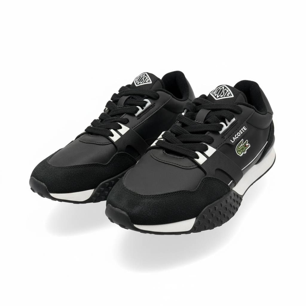 Lacoste Black Sneakers 🖤🐊 | Classic Sport Luxury Essential 👟🔥