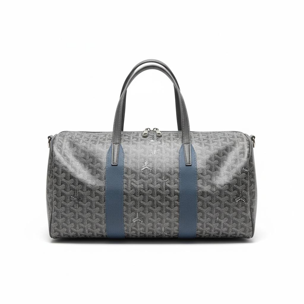 Goyard Grey Monogram Duffle Bag 🧳🩶✨ | Signature Luxury Travel Companion ✈️🔥
