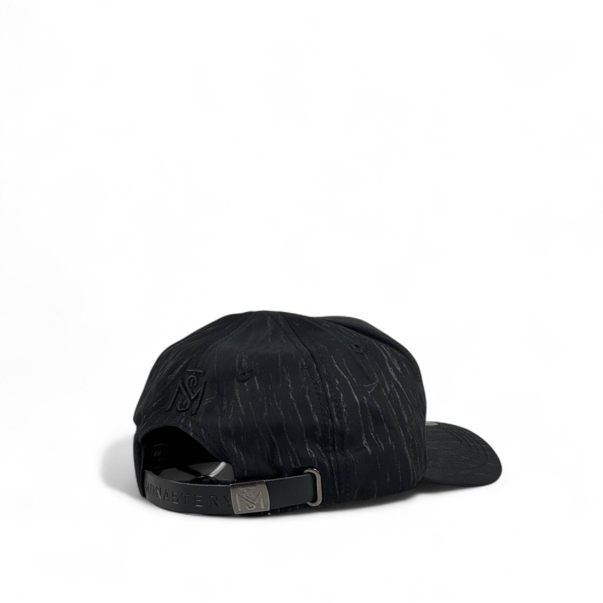 Monstery Black Cap 🖤 | Luxury Streetwear Trucker Hat with Embroidered Logo