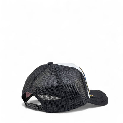 Palm Angels Parrot Trucker Cap 🦜 | Black & White Mesh Hat | Luxury Streetwear