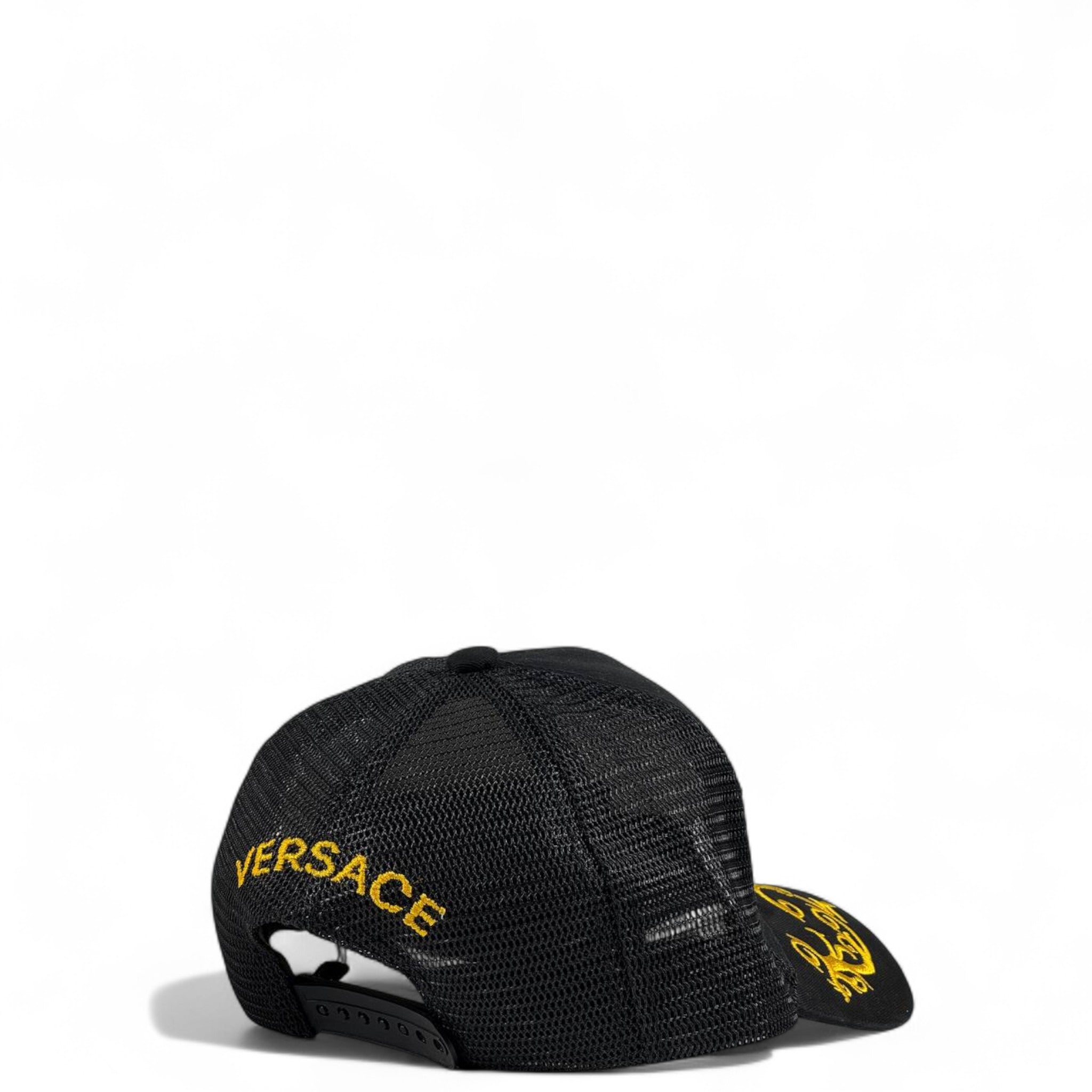 Versace Jeans Couture Black & Gold Trucker Cap 🖤💛 | Luxury Designer Streetwear