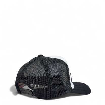 Palm Angels Corp. Trucker Cap 🌼 | Black & White Mesh Hat | Luxury Streetwear